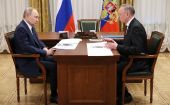 Владимир Путин встретился с губернатором Санкт-Петербурга Александром Бегловым