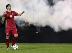 Отборочный матч Евро-2016 Сербия - Албания был отменен из-за беспорядков