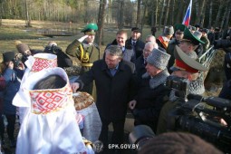 Белорусские пограничники передали российским коллегам Эстафету Победы