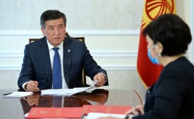 Президент Кыргызстана встретился с представителем судебной системы