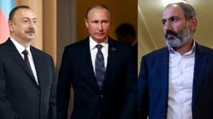 Владимир Путин провел телефонные разговоры с главами Армении и Азербайджана