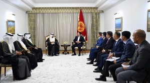 Президент Садыр Жапаров принял делегацию из ОАЭ