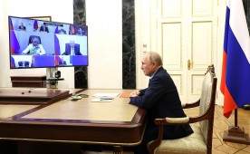 Владимир Путин провел совещание с членами Совета Безопасности