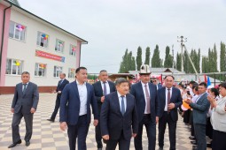 В Кара-Сууйском районе состоялось торжественное открытие новой школы на 275 мест 