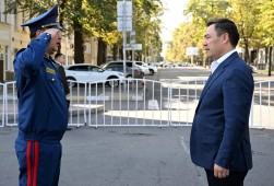 Для нужд МЧС Кыргызстана переданы два мобильных полевых госпиталя