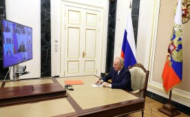 Владимир Путин провел совещание с членами Совета Безопасности