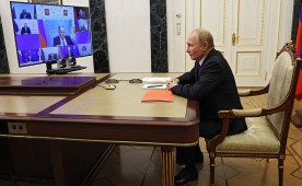 Владимир Путин провел совещание с членами Совета Безопасности